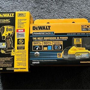 DeWalt Powerstack Battery and Charger Set